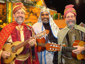 Con cuatro, guitarra y güiro, los personajes entonarán villancicos y canciones de la época navideña este miércoles, 5 de enero