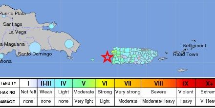 Strong earthquakes strike Puerto Rico